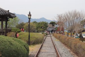 Zuid-Korea Gokseong train village