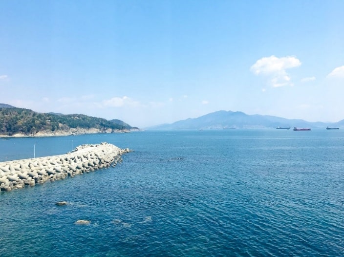 Zuid-Korea Yeosu zee