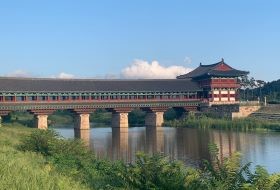 Zuid Korea Gyeongju Traditionele Brug